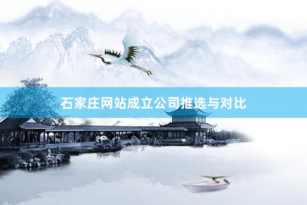 石家庄网站成立公司推选与对比